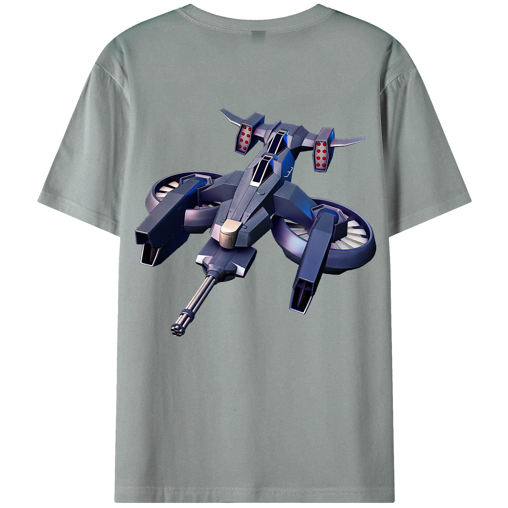 （画像用） 機動戦士ガンダム Mobile Suit Gundam 綿100％ メンズ半袖Tシャツ（バックプリント） 通気性